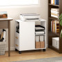 Kontorsförvaring Skåp på Hjul Vit 60 x 30 x 65 cm