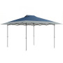 Pop-up Faltpaviljong Grå 4 x 4 m Vattentät UV 50+