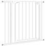 Trappgrind Vit 76–89 x 76 cm Utan Borrning Med Automatisk Stängning
