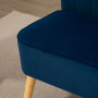 Retrosoffa Blå 117 x 56,5 x 77 cm Träben