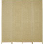 Rumsavdelare Brun 159,5 x 169,5 cm Wellenfiber 4-Delad