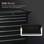 Verktygsvagn 7 lådor 150 kg Svart 69 x 33 x 75 cm Stål