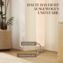 Golvlampa Vit 120 cm Polyester Med 2 x E27 Sockel