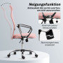 Ergonomisk Kontorsstol Rosa 63 x 65 x 109–119 cm Nätklädsel