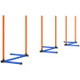 Agilityset För Hund Orange 3-delar Med Tragväska