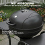 Kolgrill Smoker Svart 129 x 63,5 x 106,5 cm Metall