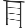 Trappräcke Svart Metall 94 cm För 1–3 Steg