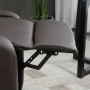 Relaxfåtölj Brun 68 x 88 x 98 cm Med Vibrationsmassage