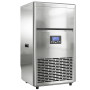 Kommersiell Ismaskin Silver Rostfritt Stål 45 kg/24 h 15 kg Behållare