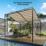 Ersättningsduk För Pergola Vit 298 x 293 cm Polyester