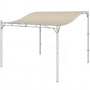 Ersättningsduk För Pergola Vit 298 x 293 cm Polyester