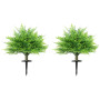 Konstgjord Bostonormbunke Grön 60 cm UV-beständig 2-pack