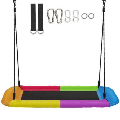 Boformad Nästgunga Flerfärgad 148 x 77 x 180 cm Justerbar Rep Upp Till 300 kg