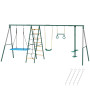 5-i-1 Gungställning Blå 440 x 175 x 203 cm Metall