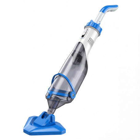 Kabellös Pooldammsugare Med Borste Blå För Små Pooler