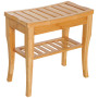 Duschpall Natur 47,5 x 26 x 44,5 cm Bambu Med Hylla