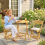 Klappstolar utomhus med bord utomhus - Balkongmöbelset