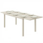 Utdragbart Trädgårdsbord Grå 150/225 x 85 cm Aluminium