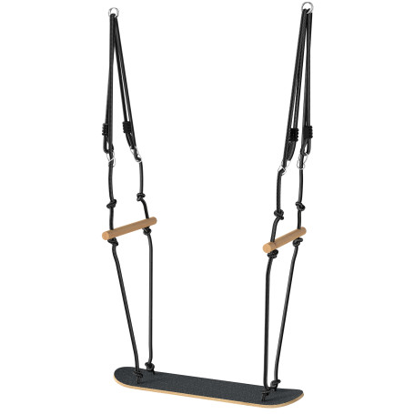 Skateboardgunga För Barn Svart Med Justerbar Höjd