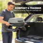 Portabel Elektrisk Bordsgrill Svart 71 x 23 cm 2300 W