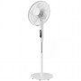 Stativfläkt Vit Med Timer 15 h Och Fjärrkontroll