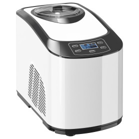Glassmaskin Vit 1,5 L Med Inbyggd Kompressor Utan Förfrysning