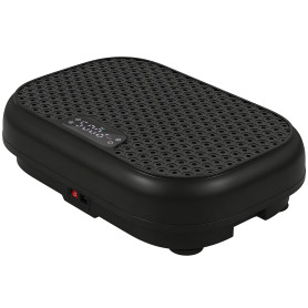 Vibrationsplatta Svart Med Fjärrkontroll Och LED-Display